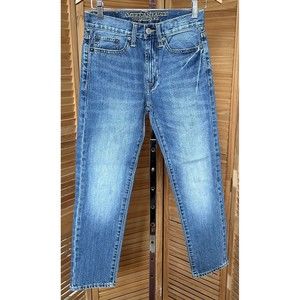 AMERICAN EAGLE Men's Original Taper Blue Jeans Size 26 x 28 (Actual 26 x 27)